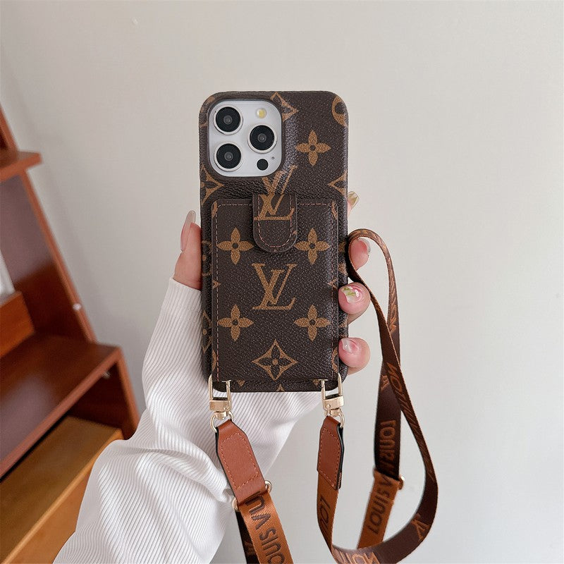 Lou Card Bag Crossbody Chain iPhone Case