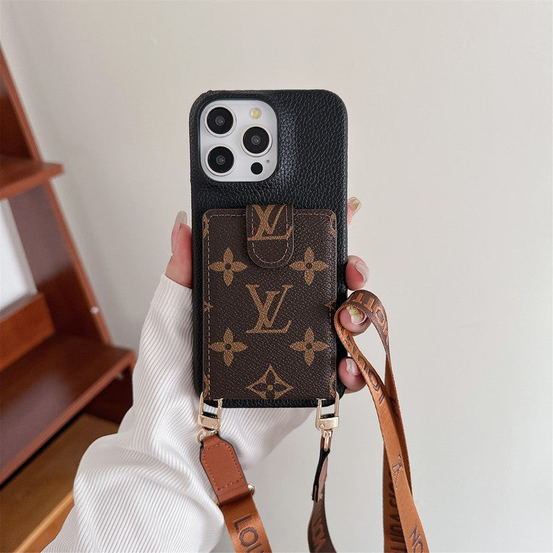 Lou Card Bag Crossbody Chain iPhone Case