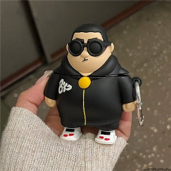 3D Fat Boy Hoodie Premium AirPods Case Shock Proof Cover