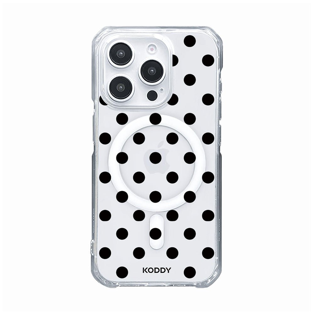 Black Polka Dot Bold Phone Case
