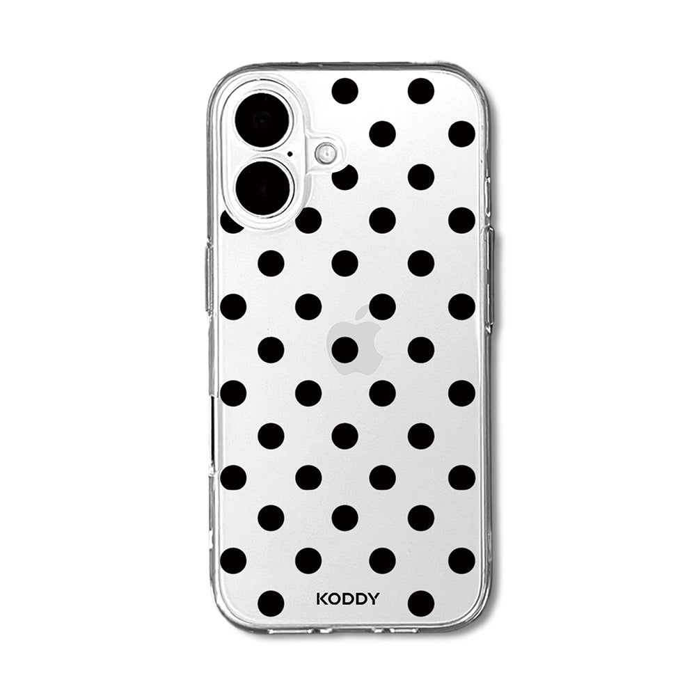 Black Polka Dot Bold Phone Case