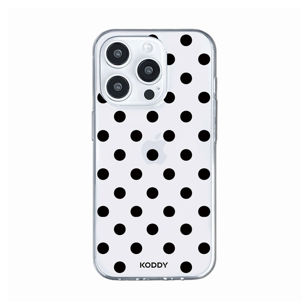 Black Polka Dot Bold Phone Case