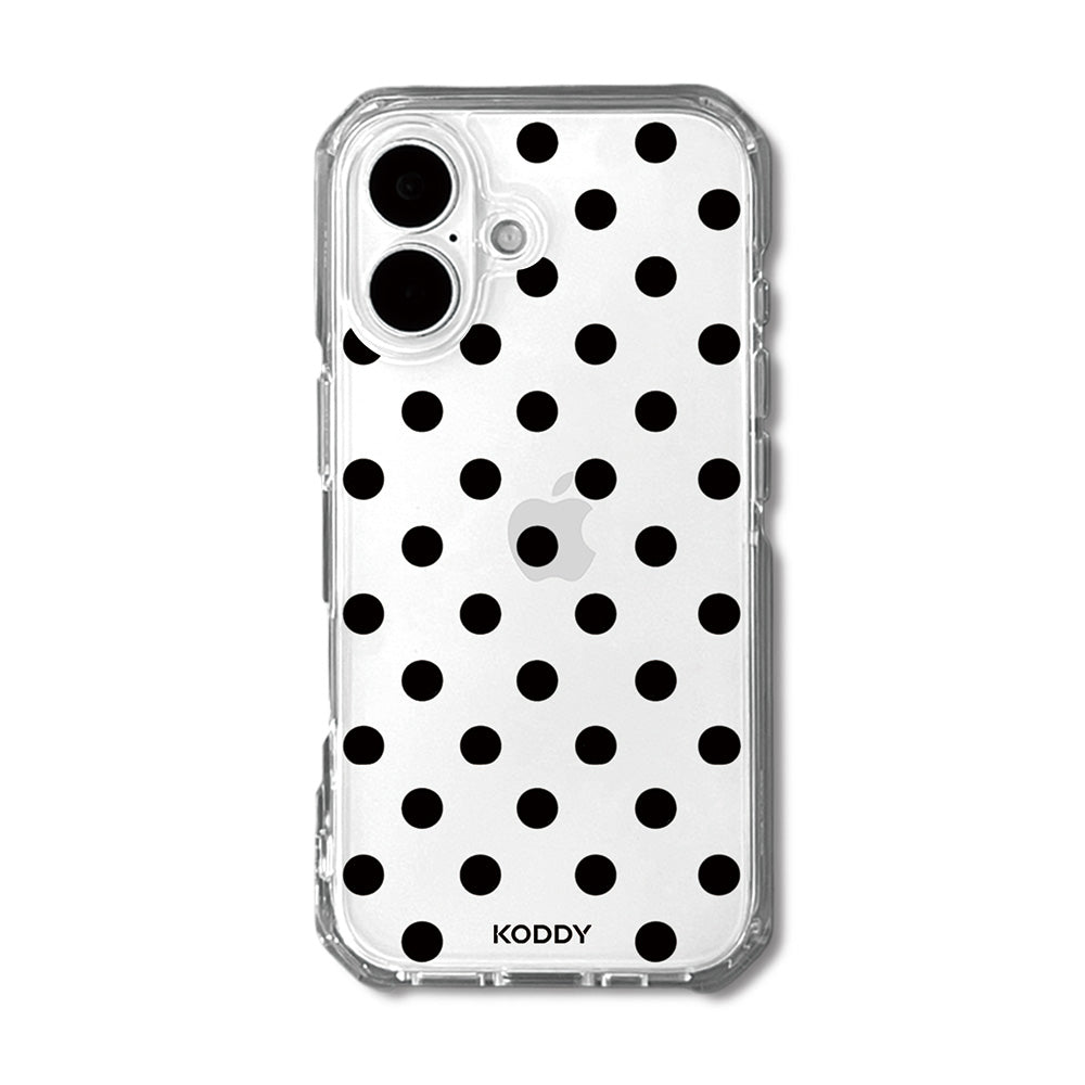 Black Polka Dot Bold Phone Case