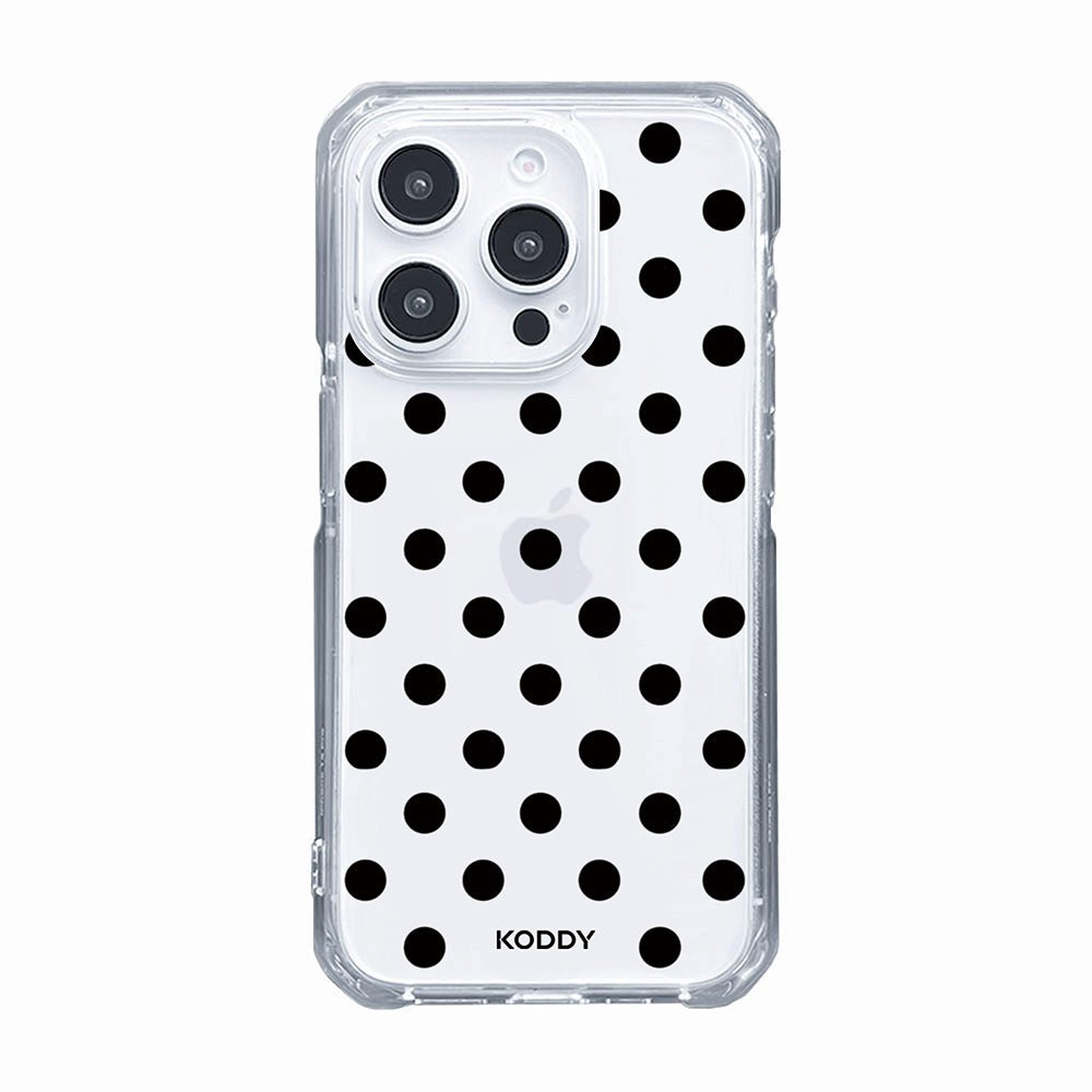 Black Polka Dot Bold Phone Case