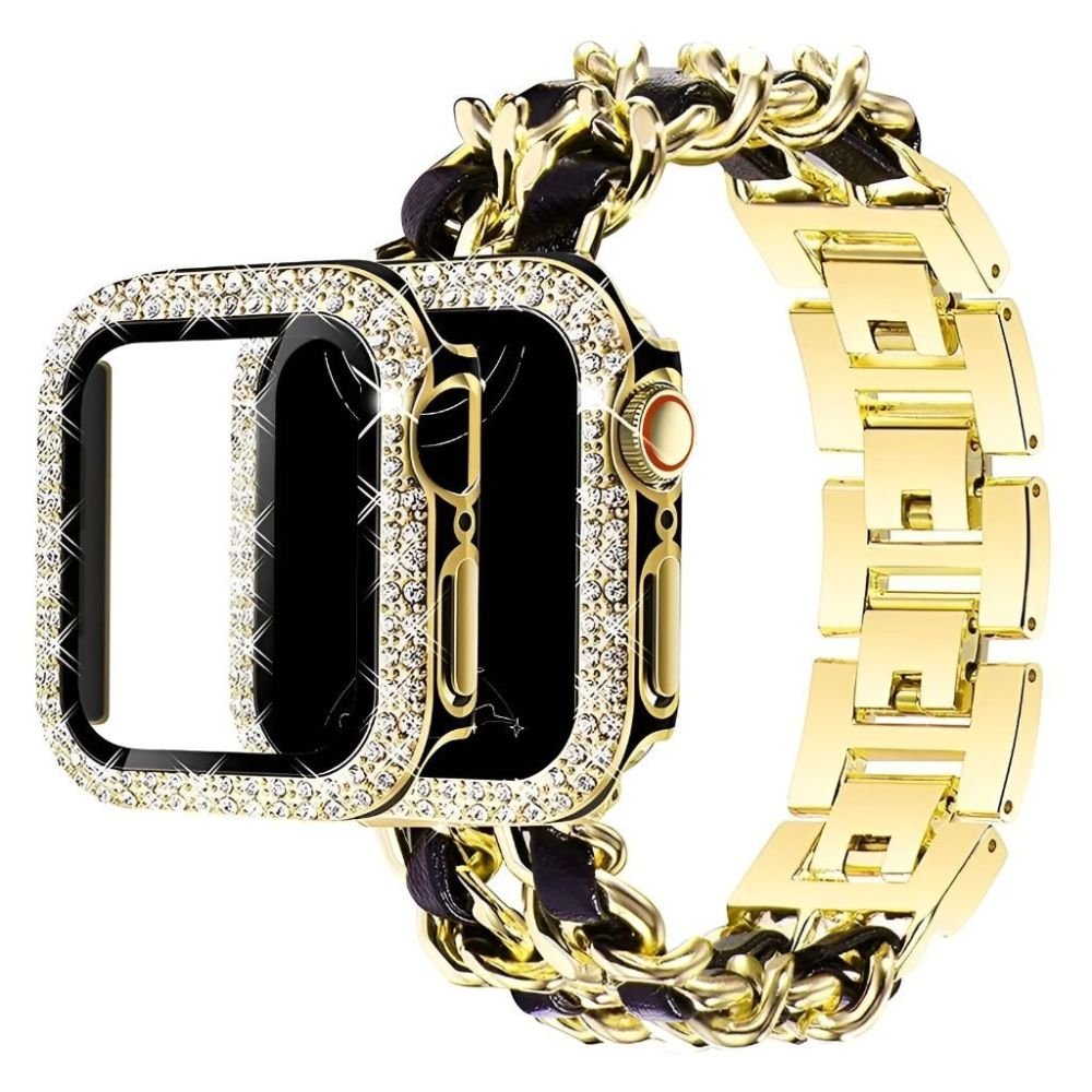 Carpe Luxury Steel Leather Band + Case