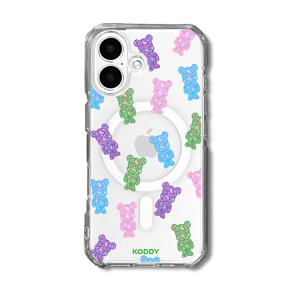 Crystal Teddy Bear Phone Case