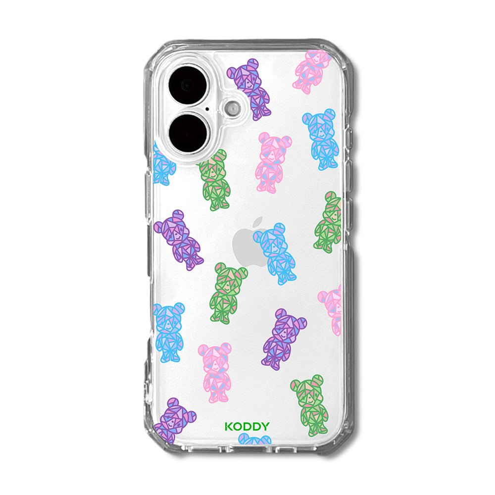 Crystal Teddy Bear Phone Case