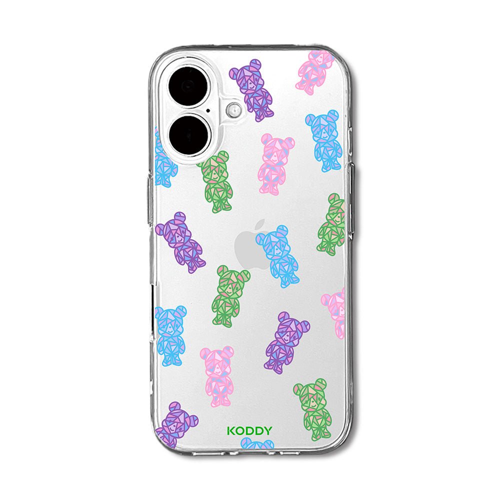 Crystal Teddy Bear Phone Case