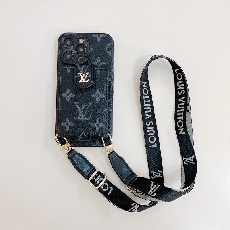 Lou Card Bag Crossbody Color Chain iPhone Case