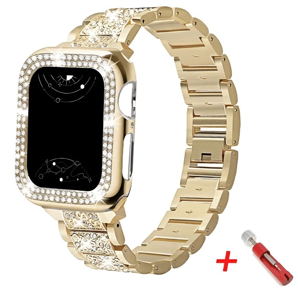 Glam Stainless Steel Band With Case