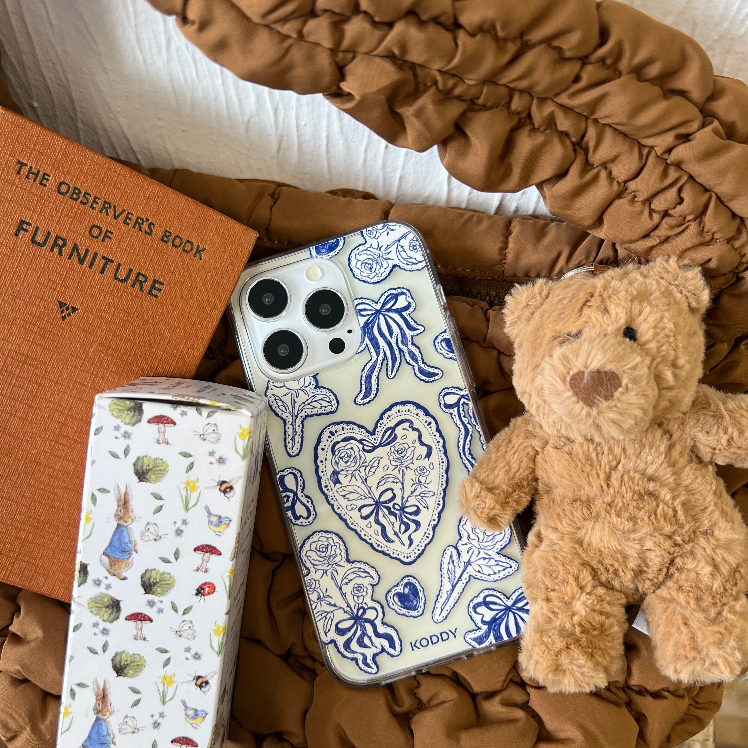 Indigo Lace Phone Case