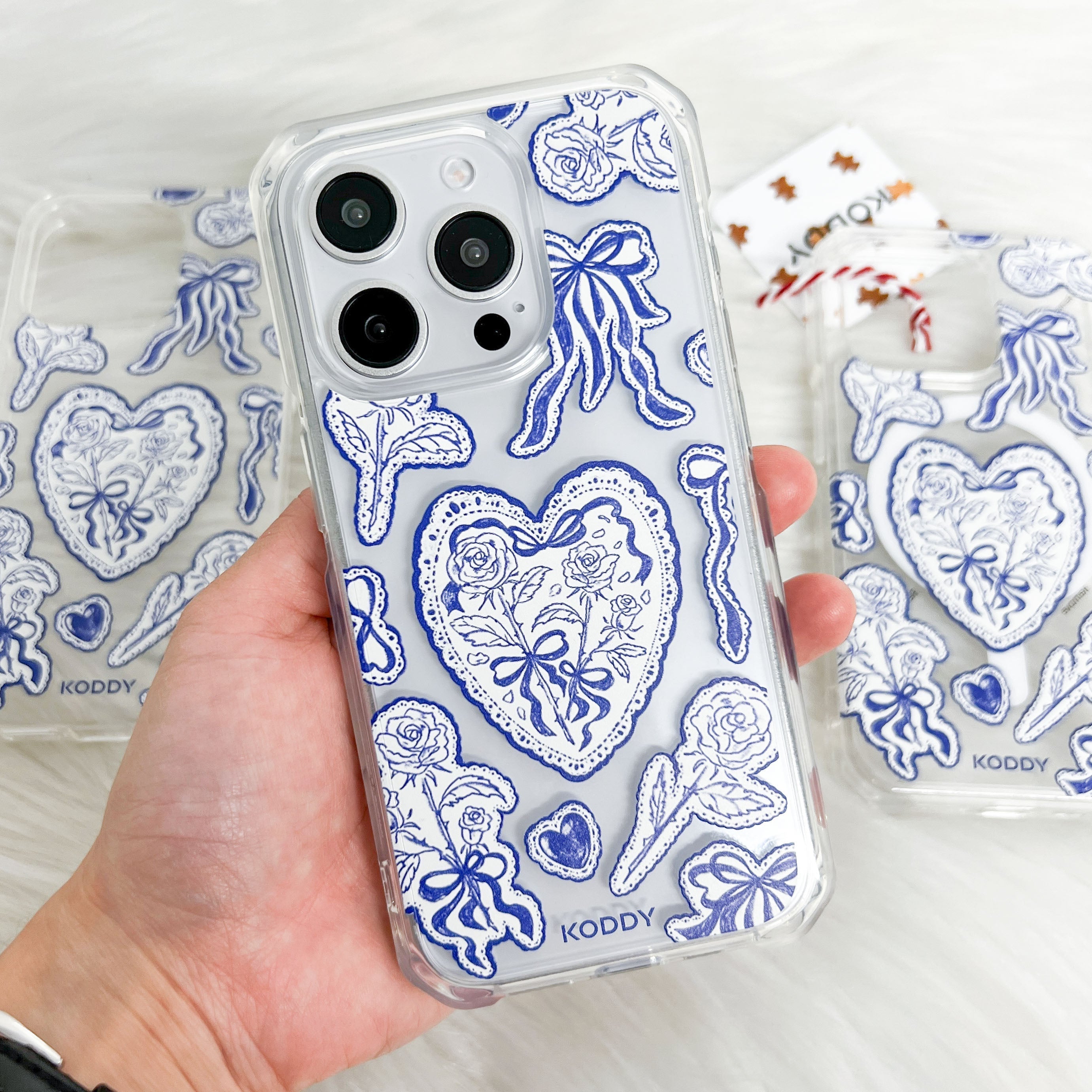 Indigo Lace Phone Case