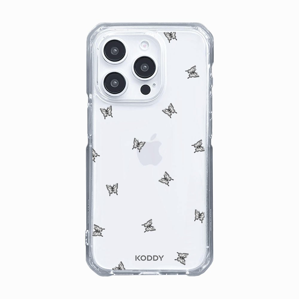 Mini Black and White Butterflies Phone Case