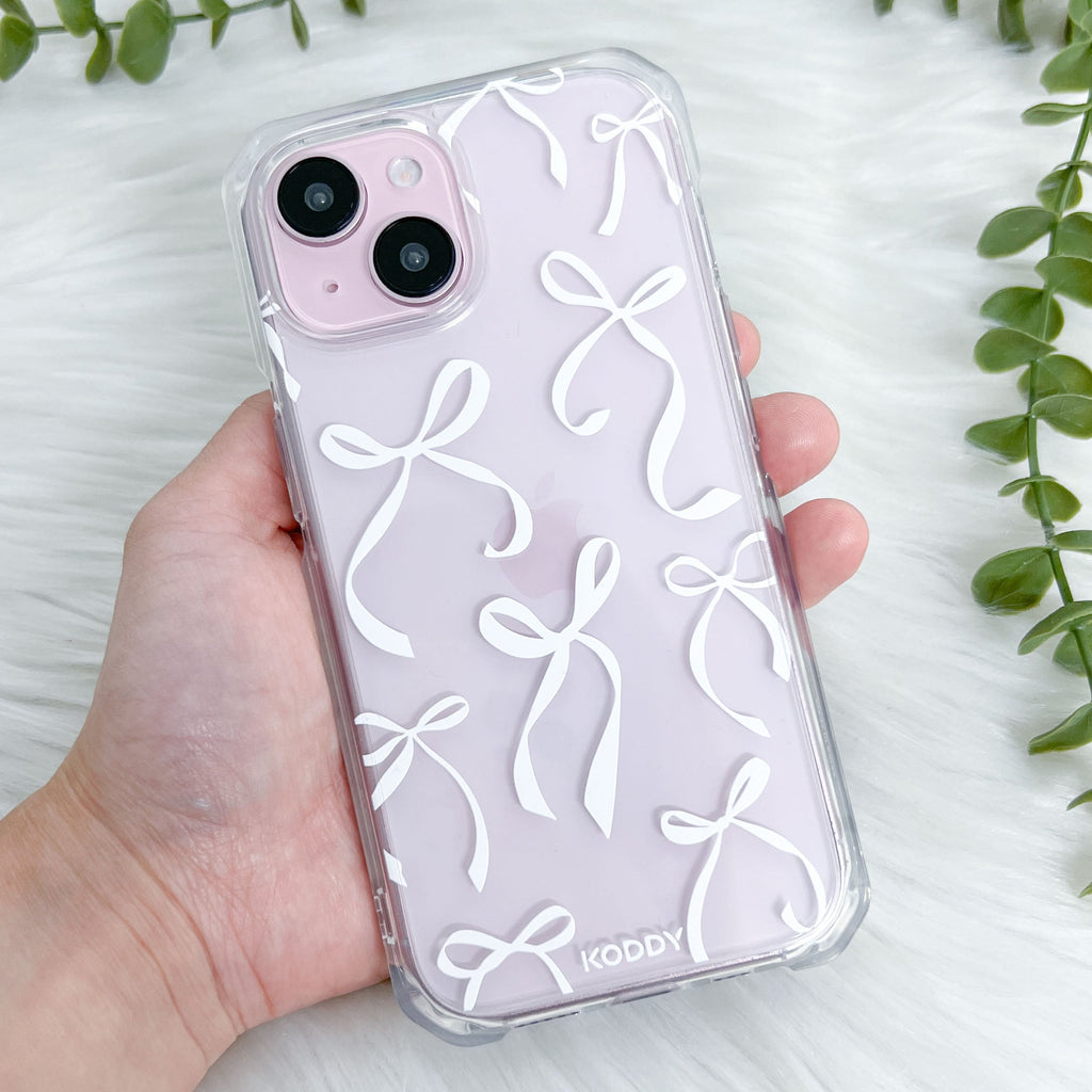 Petite White Bows Phone Case