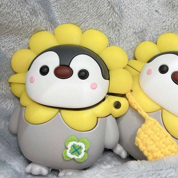 Penguin 'Sunflower Beanie' Premium AirPods Pro Case Shock Proof Cover