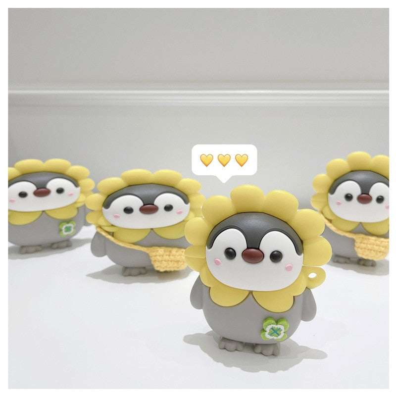 Penguin 'Sunflower Beanie' Premium AirPods Pro Case Shock Proof Cover