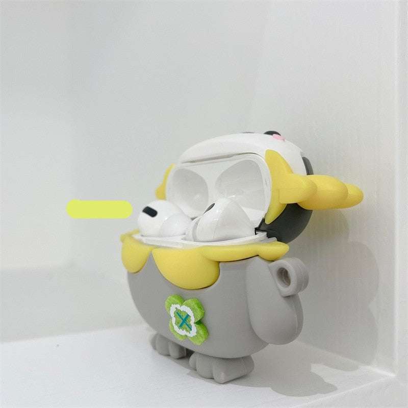 Penguin 'Sunflower Beanie' Premium AirPods Pro Case Shock Proof Cover