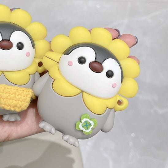 Penguin 'Sunflower Beanie' Premium AirPods Pro Case Shock Proof Cover