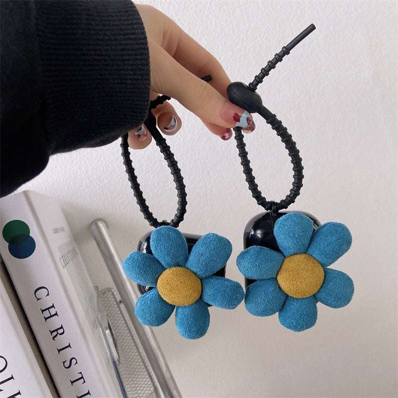 Wild Flower Adjustable Hand Strap Premium AirPods Pro Case Shock Proof Cover