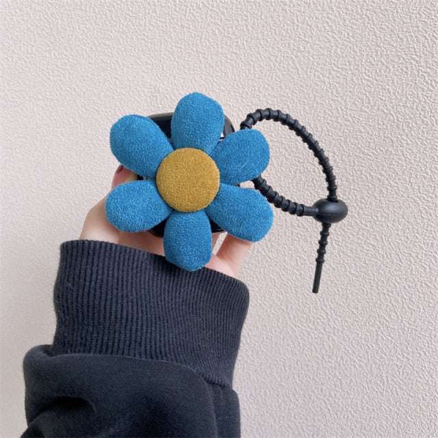 Wild Flower Adjustable Hand Strap Premium AirPods Pro Case Shock Proof Cover