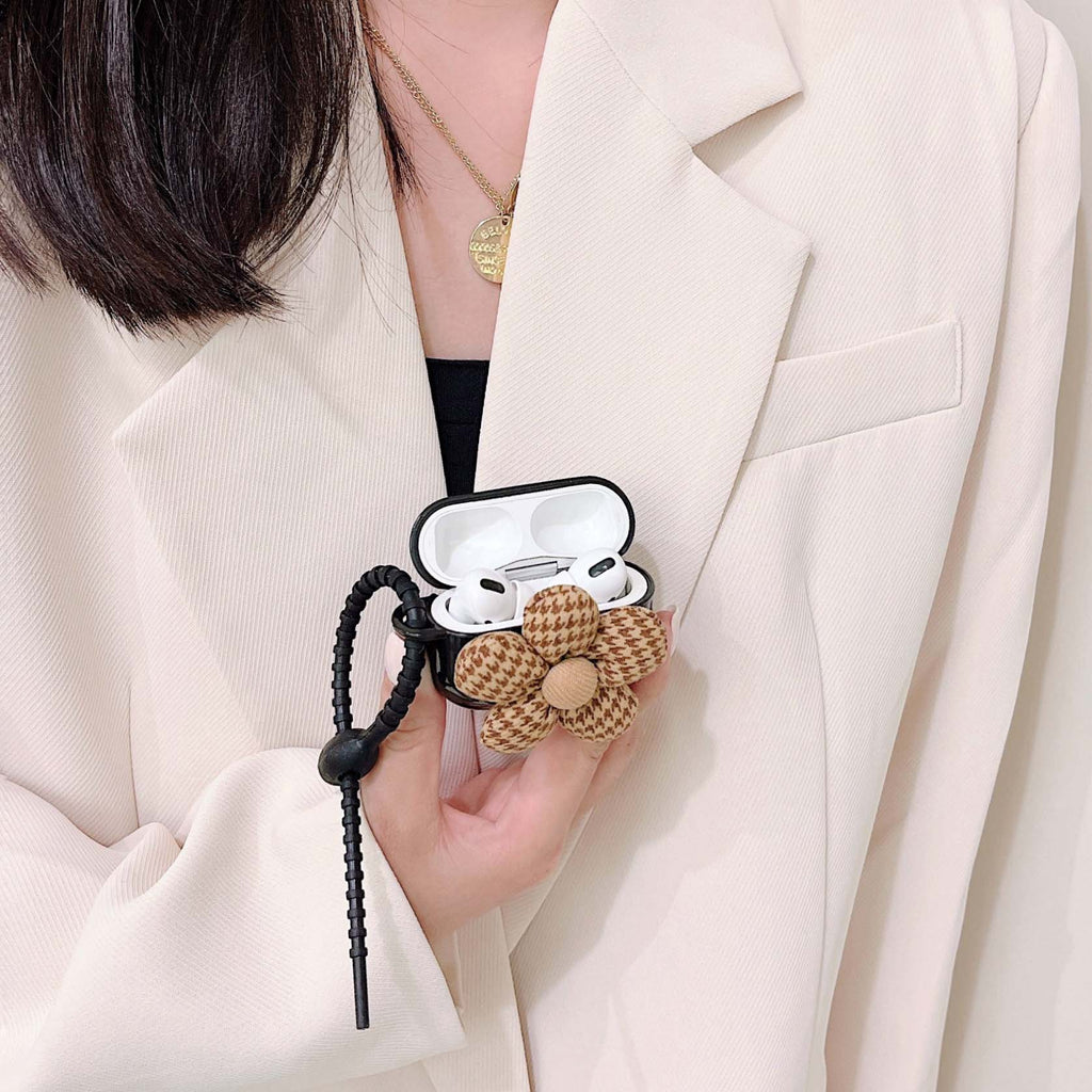 Forget-Me-Not Flower Hand Strap AirPods Pro Case Shock Proof Cover