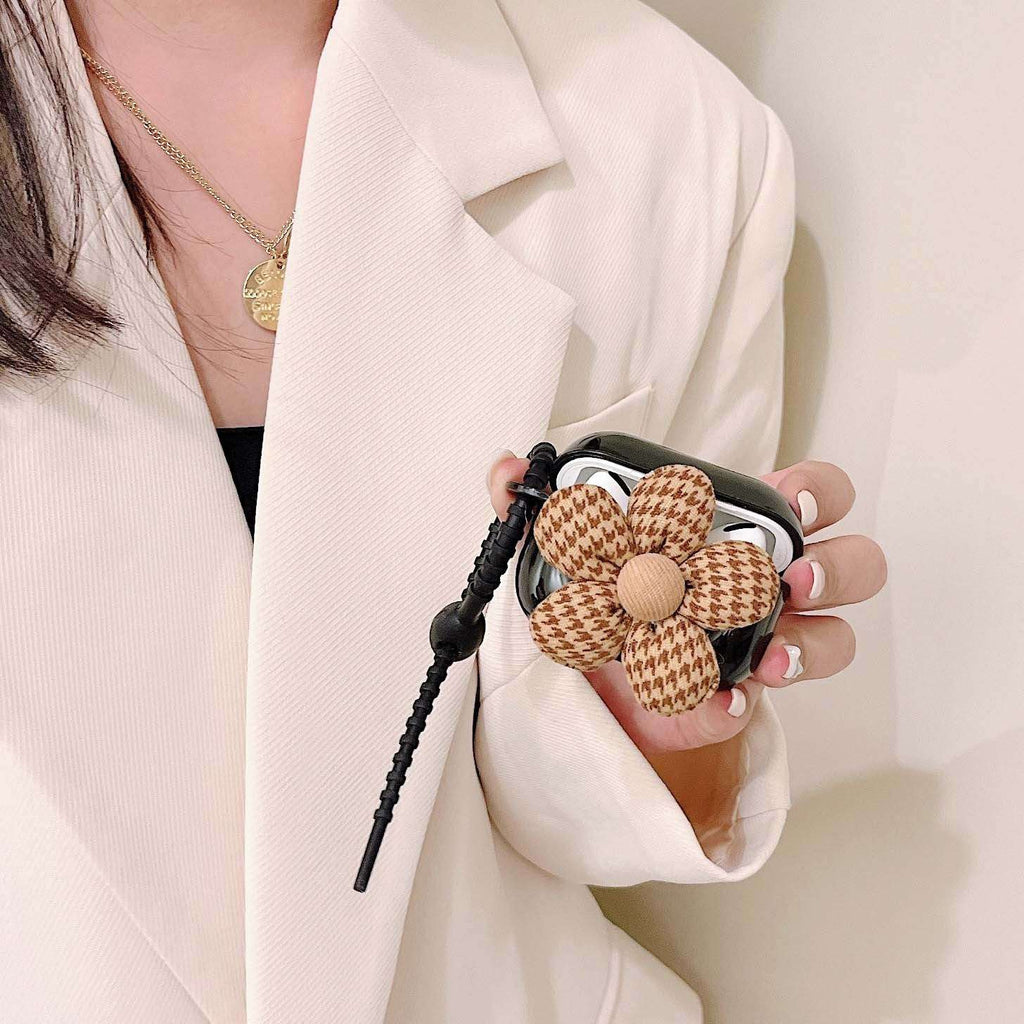 Forget-Me-Not Flower Hand Strap AirPods Pro Case Shock Proof Cover