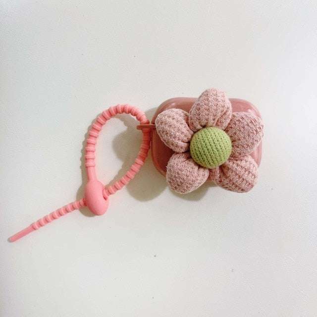 Forget-Me-Not Flower Hand Strap AirPods Pro Case Shock Proof Cover