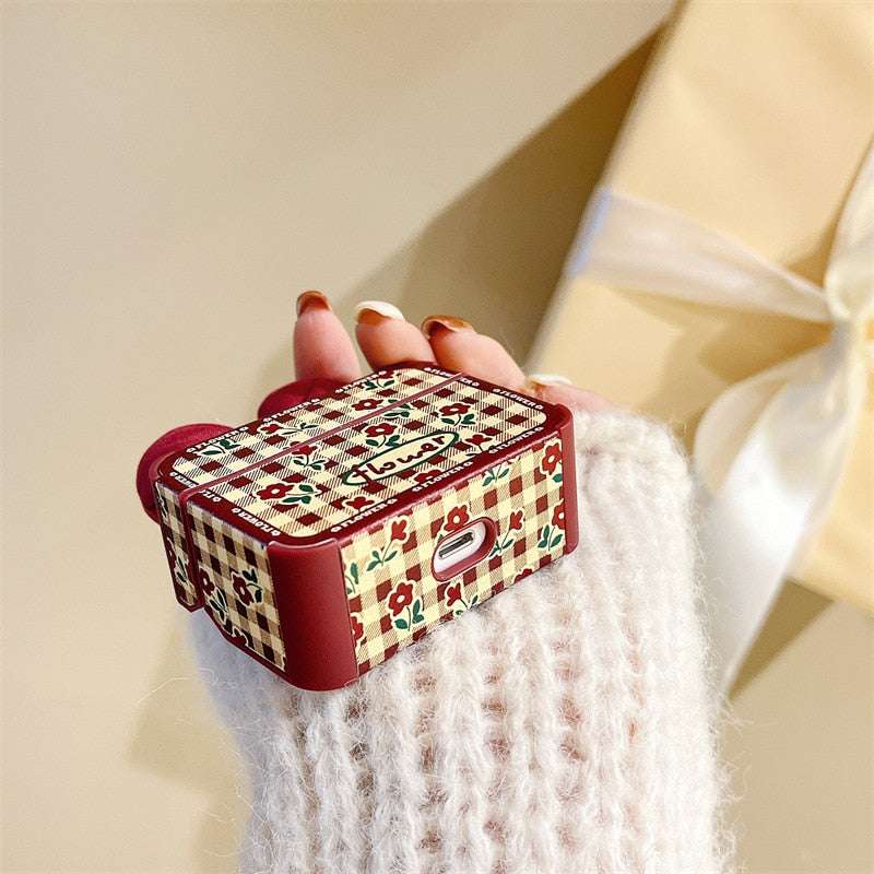 Lattice Bow 'Little Safflower' Premium AirPods Pro Case Shock Proof Cover