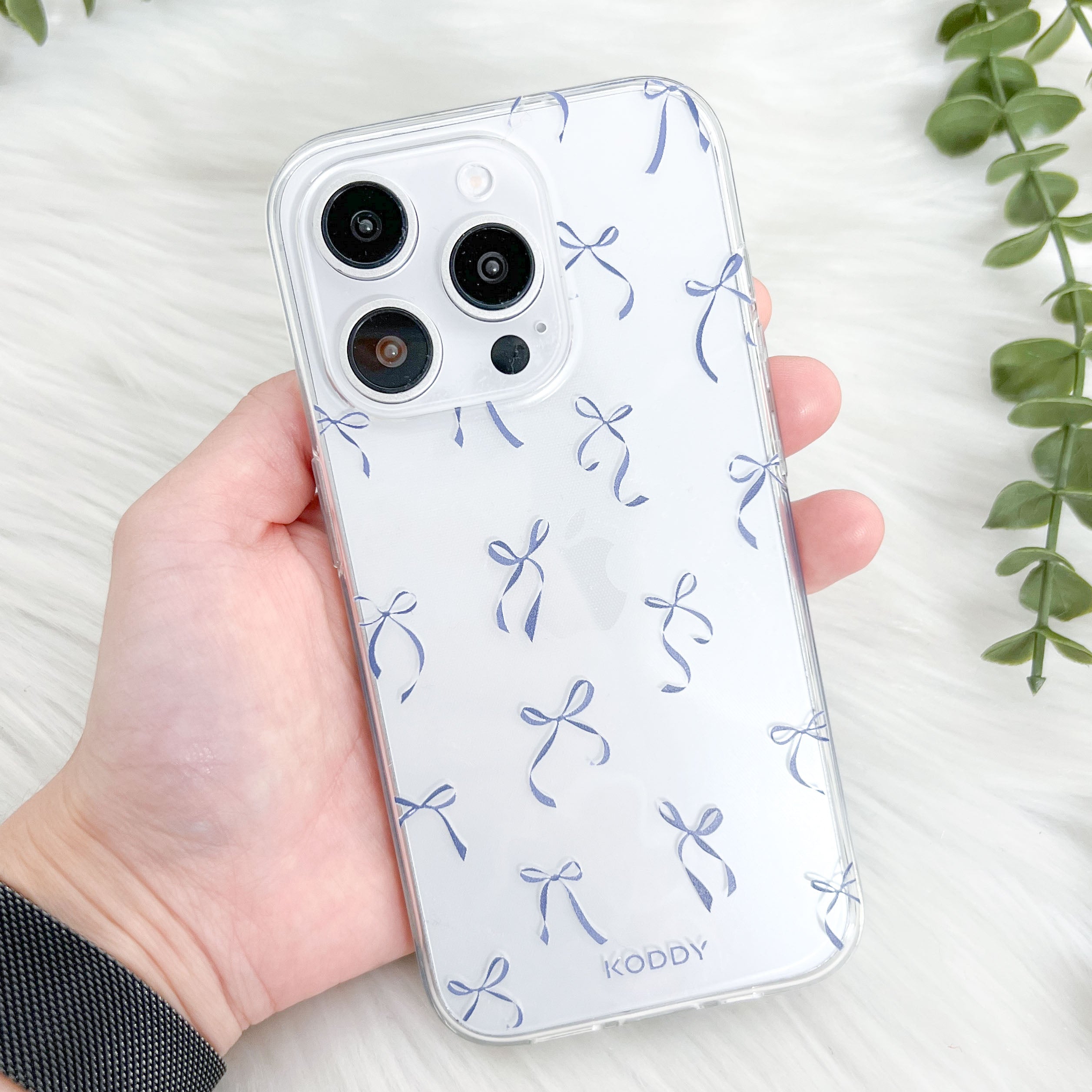 Tiny Navy Bows Phone Case