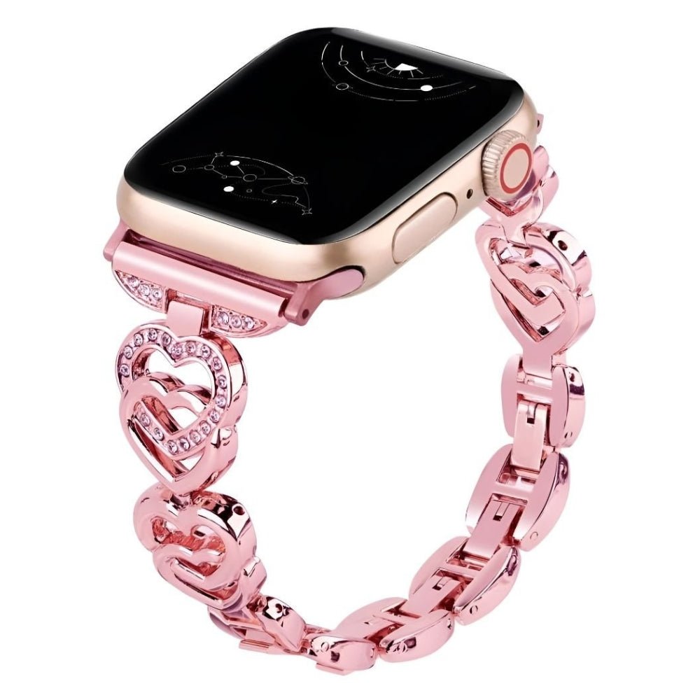 Venustus Heart Link Stainless Steel Band