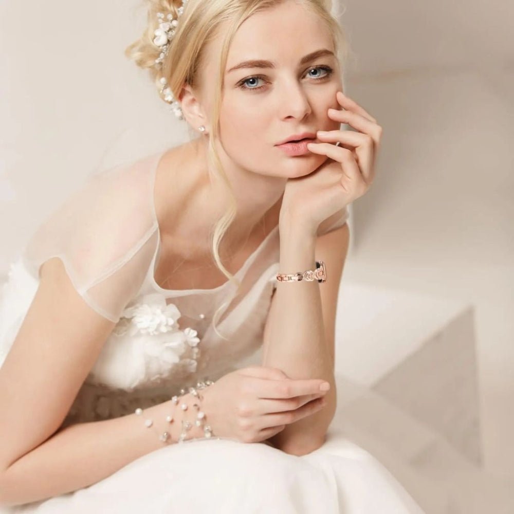 Venustus Heart Link Stainless Steel Band