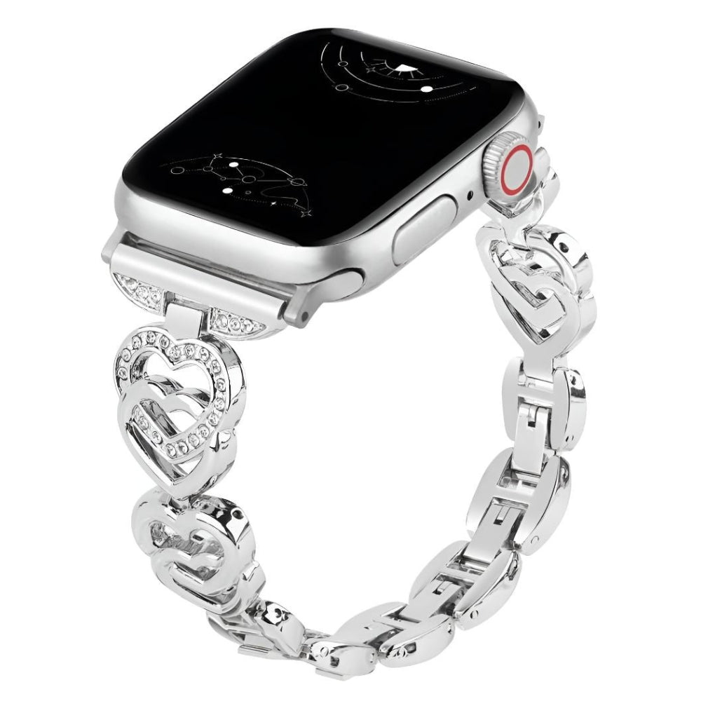 Venustus Heart Link Stainless Steel Band