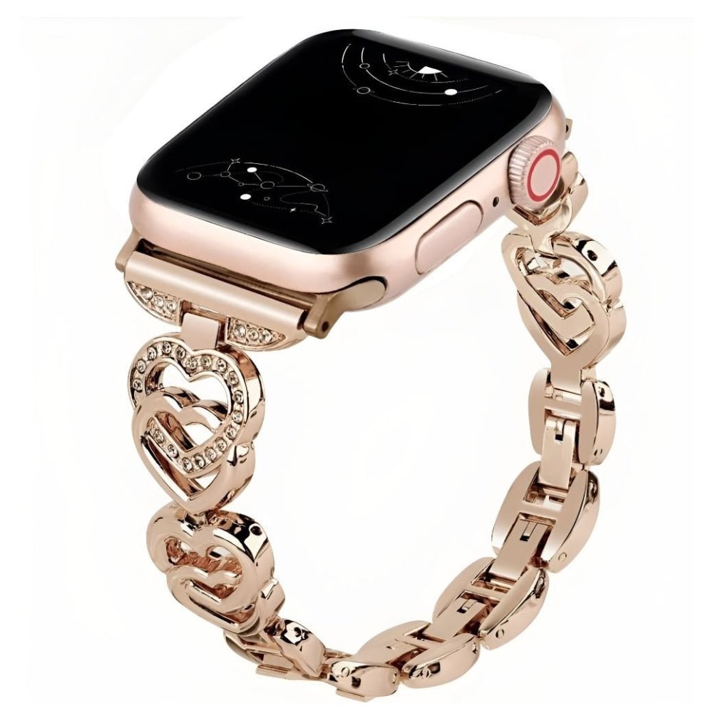 Venustus Heart Link Stainless Steel Band